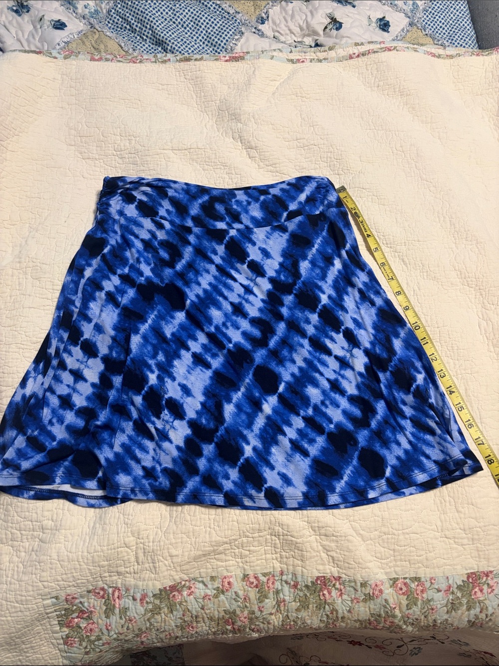 Dakini Blue Tie-Dye Circle Skirt
